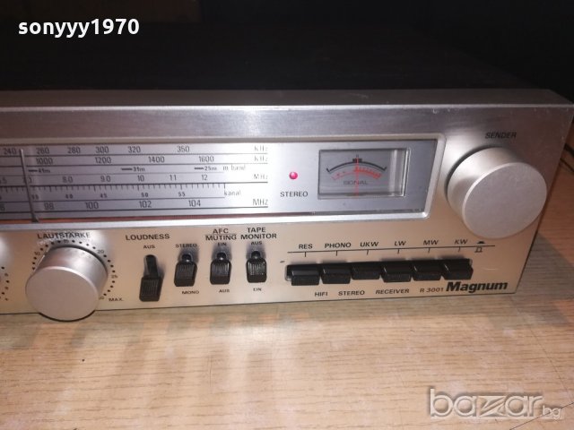 magnum r3001 hifi receiver-made in japan-внос швеицария, снимка 9 - Ресийвъри, усилватели, смесителни пултове - 21175844
