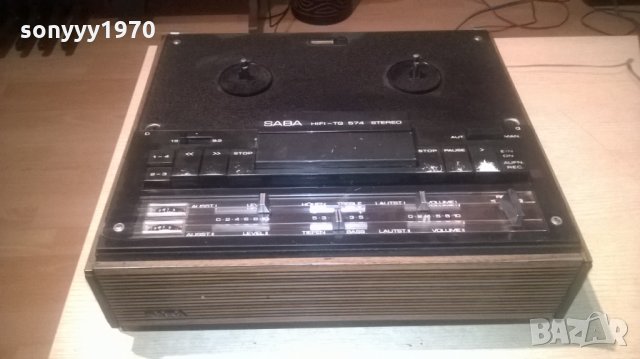 saba hi-fi tg-574 stereo-ретро ролка-внос швеицария, снимка 2 - Ресийвъри, усилватели, смесителни пултове - 23817382