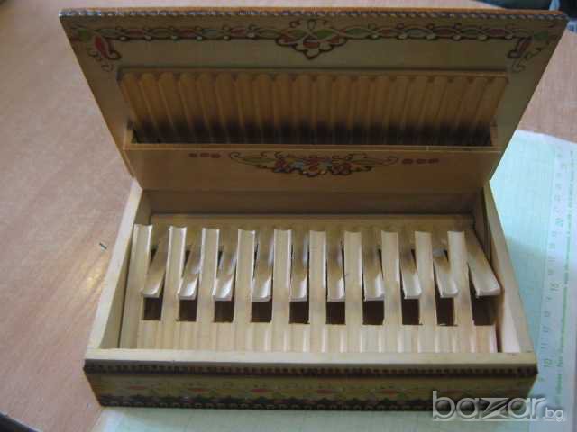 Кутия за цигари пирографирана - нова, снимка 3 - Други - 7829428