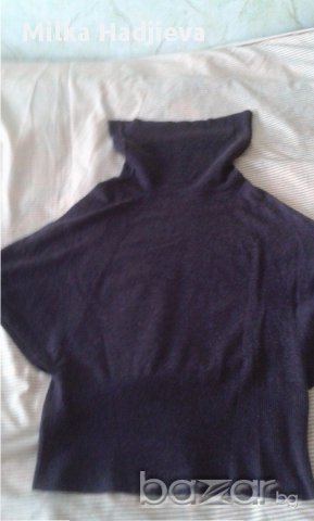 Лилаво поло, снимка 2 - Блузи с дълъг ръкав и пуловери - 16781948