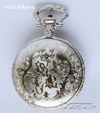 НОВ ДЖОБЕН ЧАСОВНИК С ВЕРИЖКА.ДЖОБНИ ЧАСОВНИЦИ С ФЛОРАЛНИ МОТИВИ КЮСТЕК. POCKET WATCH.DJOBEN DZHOBEN, снимка 5 - Джобни - 8902598