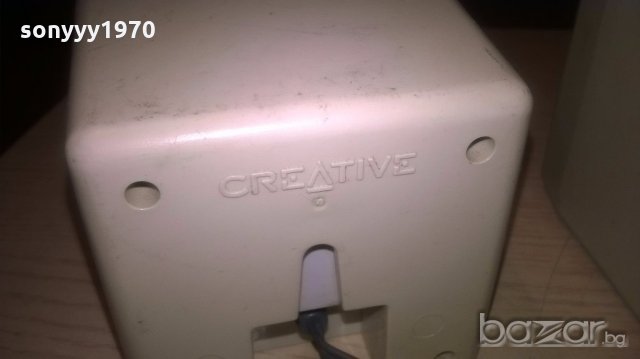 creative-колони 2бр 9х9см-внос швеицария, снимка 9 - Тонколони - 18737217