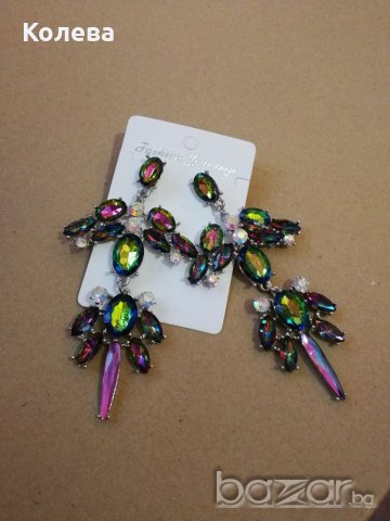 Обеци "хамелеон 2", снимка 2 - Обеци - 21395758