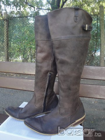 Маркови кафяви кожени дамски ботуши "Indigo Sport", естествена кожа, чизми, боти, зимни обувки, снимка 8 - Дамски ботуши - 15882482
