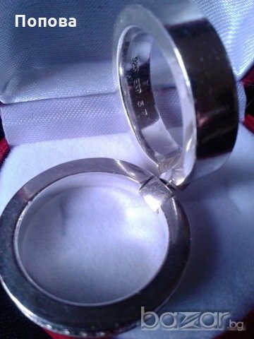 "JOOP"  Сребърен масивен  оригинален пръстен , снимка 3 - Пръстени - 19065892