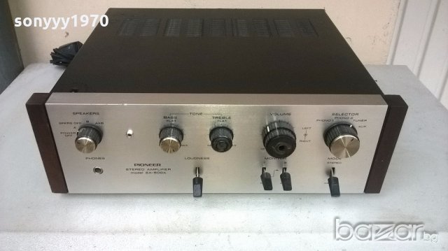ПОРЪЧАН⭐ █▬█ █ █▀ █ ⭐Pioneer sa-500a-amplifier-made in japan-внос швеицария, снимка 5 - Ресийвъри, усилватели, смесителни пултове - 19899457