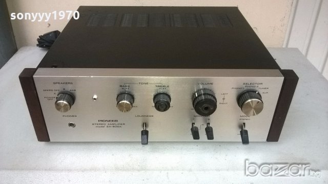 заявен⭐ █▬█ █ █▀ █ ⭐Pioneer sa-500a-amplifier-made in japan-внос швеицария, снимка 5 - Ресийвъри, усилватели, смесителни пултове - 19899457