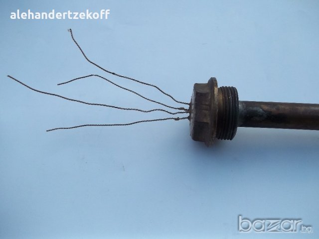 Електрически касетен бронзов месингов нагревател патронен тип за радиатор парно с вода, снимка 2 - Радиатори - 21146086