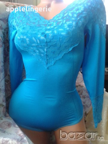 Гръцко бельо Apple. Боди от еластичен сатен и дантела., снимка 5 - Бельо - 20954924