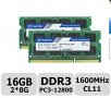  16GB,1600mhz,DDR3,1.5V. PC3 12800S, КИТ - комплект за лаптоп, снимка 1