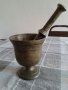 Старинен бронзов Хаван - кълцаник, снимка 1 - Други стоки за дома - 22986760