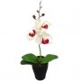 Изкуствена орхидея-30 см., снимка 1 - Декорация за дома - 20831011