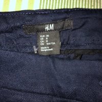 H&M Дамски тъмно син панталон + още един подарък, снимка 1 - Панталони - 24844380