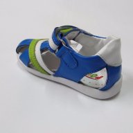 Бебешки сандалки PONKI естествена кожа синьо /зелено 19/21, снимка 4 - Детски сандали и чехли - 18231862