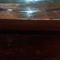 Голяма плитка чиния от закалено стъкло, снимка 7 - Чинии - 17470282