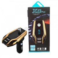 FM Трансмитер за кола - X8 Plus с двойно USB, снимка 1 - Аксесоари и консумативи - 25730179