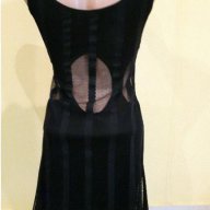 Черна секси рокля S/M р-р., снимка 2 - Рокли - 14071279