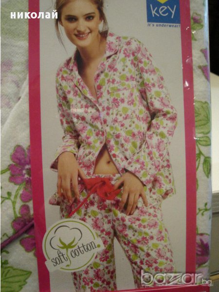Key полска памучна пижама, снимка 1