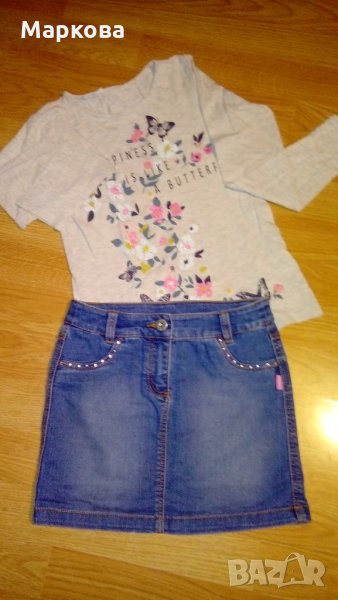 Блуза и пола за момиче, снимка 1