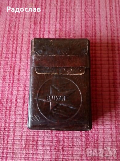 стара табакера БГА БАЛКАН, снимка 1