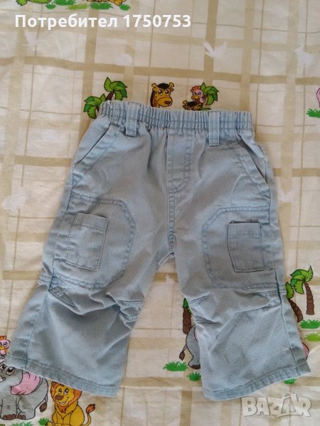  Бебешки дънки Disney и джинсов гащеризон за момче, снимка 1