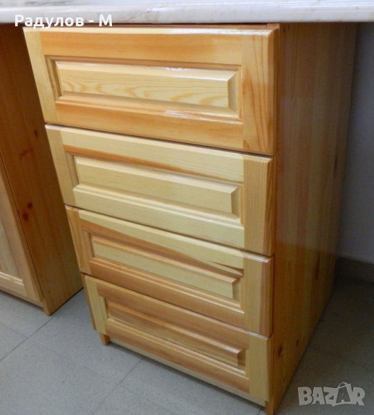 Долен шкаф с четири чекмеджета без плот чам , снимка 1