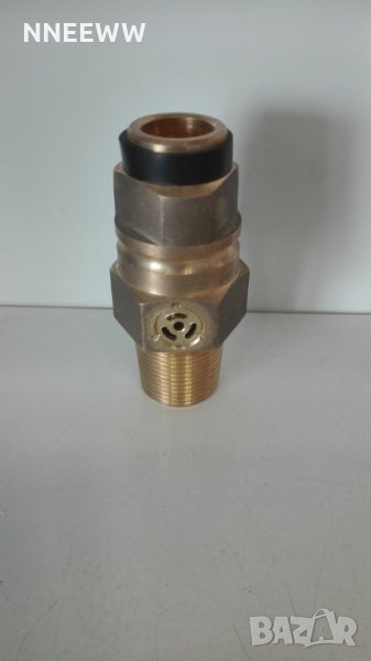Вентил  с предпазен клапан за газова бутилка,15,20, 27л, снимка 1
