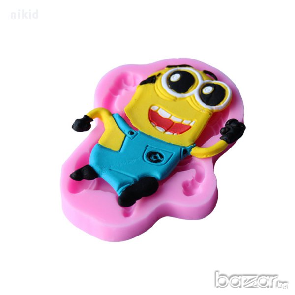 силиконова форма молд миньон миньони за украса декор торта фондан и др., снимка 1