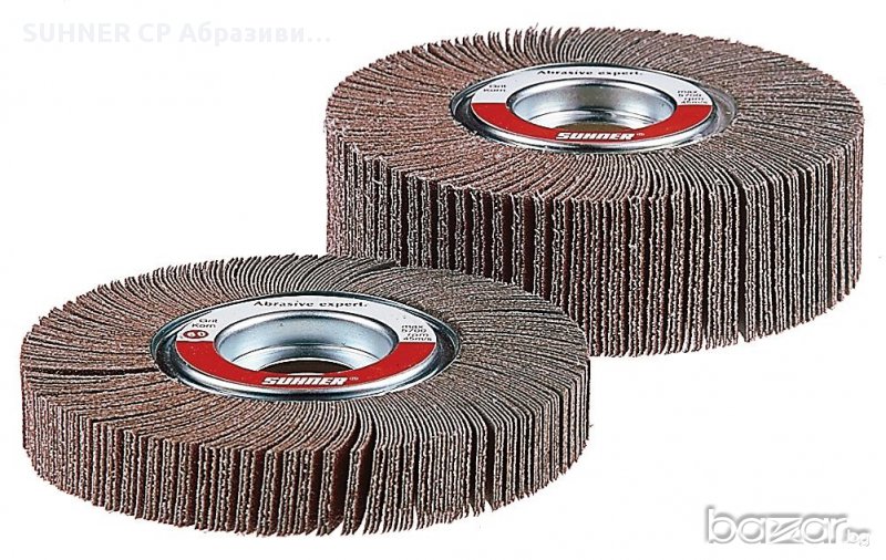 SUHNER Ламелни колела за шлайфане 165/25 и 165/50 за шлайфане на INOX / Неръждаема стомана, снимка 1