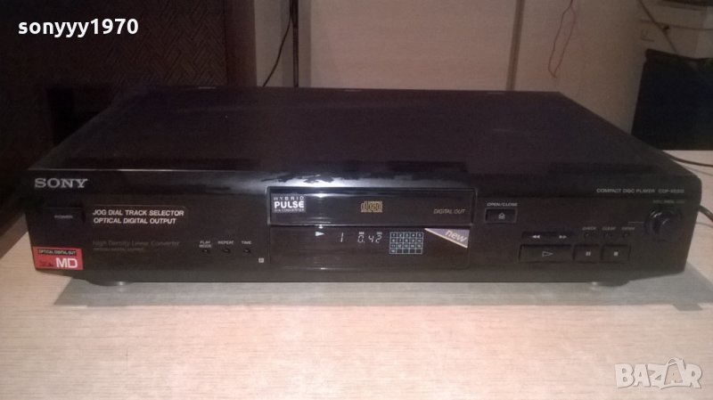 sony cdp-xe310 cd player with optcal digital out for md, снимка 1