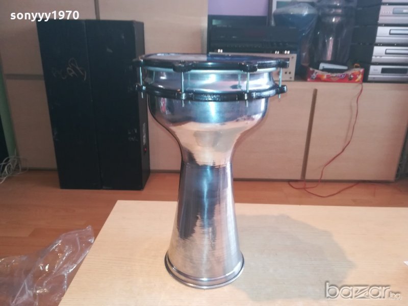 НОВА тарамбука-нова-алуминиева-голяма-40х25см, снимка 1