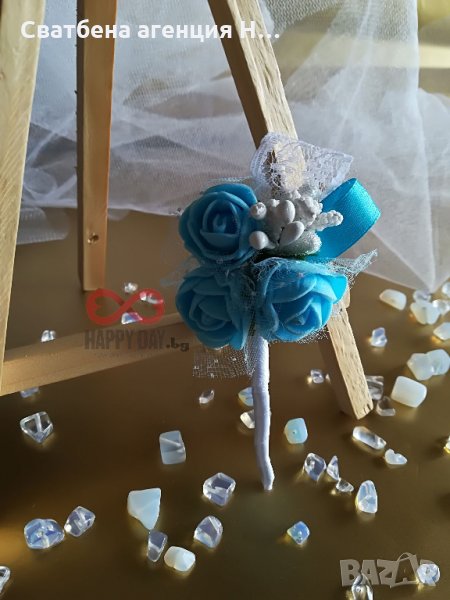 Сватбена бутониера за ревер Амор, снимка 1