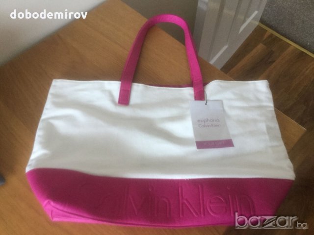 Нова дамска чанта CALVIN KLEIN Euphoria Magenta оригинал, снимка 8 - Чанти - 15648313