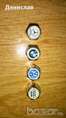 Капачки за вентили на Mercedes,BMW, Audi,Volkswagen,Opel и други марки, снимка 4 - Аксесоари и консумативи - 19268448
