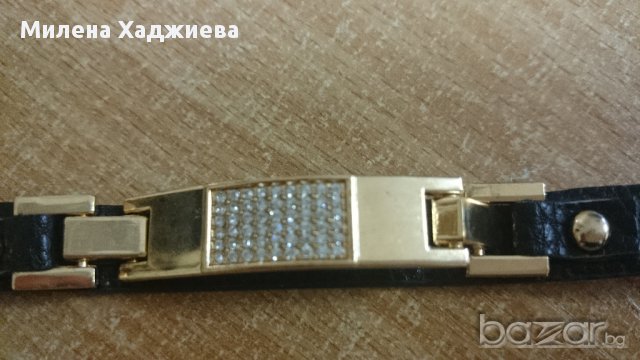 Часовник - гривна, черен, снимка 7 - Дамски - 10525878