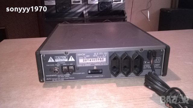 denon stereo tuner-made in germany-220v-внос англия, снимка 17 - Ресийвъри, усилватели, смесителни пултове - 22845597