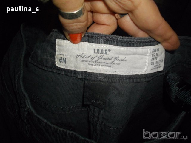 Сиви еластични джинси "Н&М" - Bootcut / голям размер , снимка 2 - Дънки - 14447935