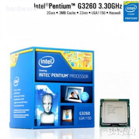 процесор cpu intel G3260 socket сокет 1150  , снимка 1 - Процесори - 21463149