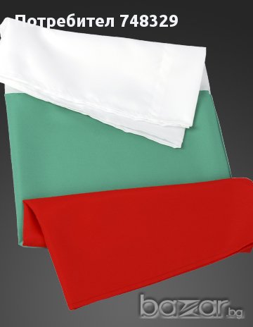 Българско национално знаме полиестерна коприна произведено в България всички размери , снимка 1 - Други - 8390435