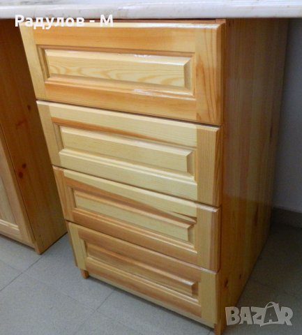 Долен шкаф с четири чекмеджета без плот чам , снимка 1 - Кухни - 19102360