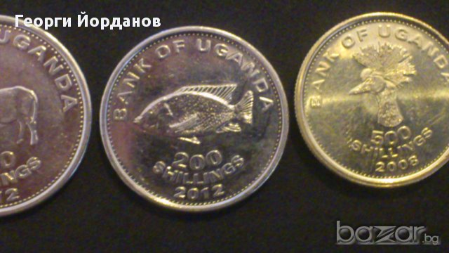 Монети лот от 5 монети Уганда, снимка 2 - Нумизматика и бонистика - 8319223