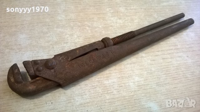 стар руски раздвижен ключ-31см, снимка 4 - Антикварни и старинни предмети - 22970898