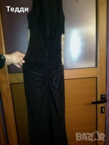 Бална/официална рокля в черно със златно размер С , снимка 9 - Рокли - 24684420