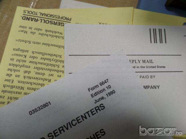 пневматичен ъглошлайф Ingersoll-rand, снимка 11 - Други машини и части - 9580713