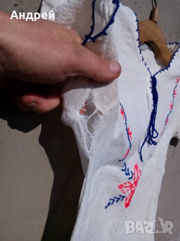 Стара детска етно риза #2, снимка 4 - Антикварни и старинни предмети - 24353786