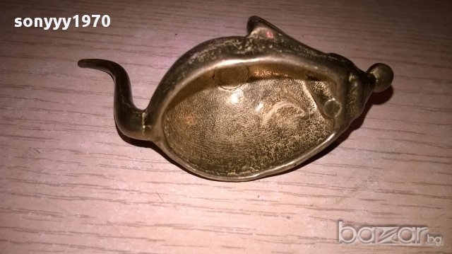 *Мини ретро колекция-мишле-масив/месинг-8х3х3см-внос швеицария, снимка 10 - Антикварни и старинни предмети - 17307504