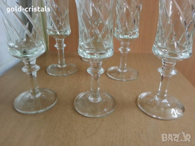 кристални чаши , снимка 3 - Антикварни и старинни предмети - 24963943