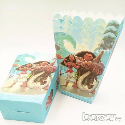 Смелата Ваяна Moana  Парти кутия за дребни лакомства пуканки и др