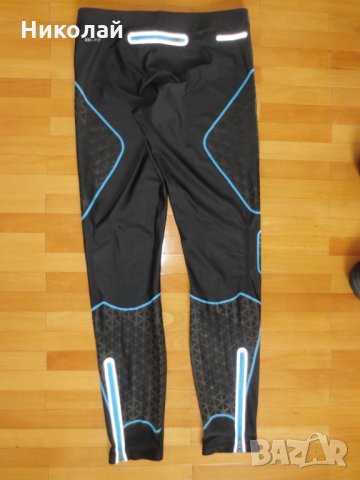 Nike Dri-Fit Running Long Tights L Black-Blue, снимка 11 - Клинове - 19065620