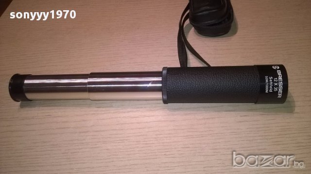 оптика Bresser 12x35 марков монокъл-14/28см-внос швеицария, снимка 7 - Ножове - 15737375